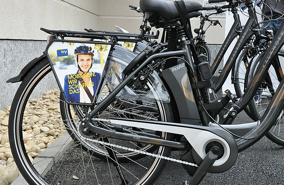 E-Bike Übergabe seitens unseres Bürgermeisters Ernst Morgenbesser